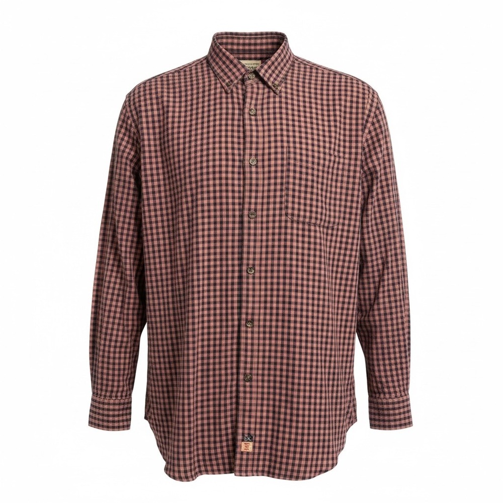 Northeast Outfitters Mens 2XL Flannel Gingham L/S Button Up‎ Shirt (J18)